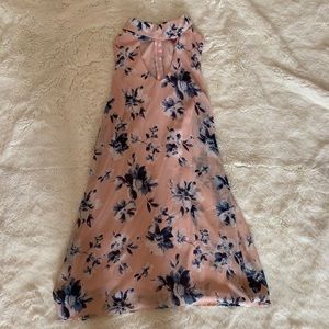 Choker Dress - Pink Floral